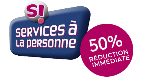 Services à la Personne – 50% réduction immédiate